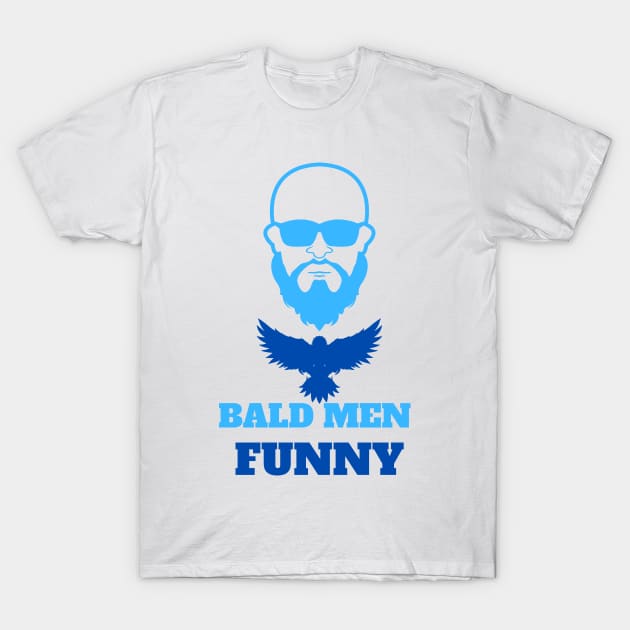 Bald men funny T-Shirt by smkworld